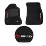 Jogo de Tapete Carpete Hilux 2005 a 2015 Preto 3 Peças Imagem Jogo de Tapete Carpete Hilux 2005 a 2015 Preto 3 Peças