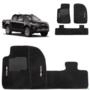 Jogo de Tapete Carpete S10 2012 a 2018 Preto 3 Peças Imagem Jogo de Tapete Carpete S10 2012 a 2018 Preto 3 Peças