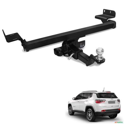 Engate Reboque Compass 2017 a 2025 750kg Removível K1 Imagem Engate Reboque Compass 2017 a 2025 750kg Removível K1