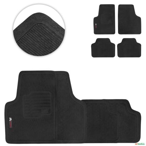 Jogo de Tapete de Borracha Citroen Universal Preto 4 Peças Imagem Jogo de Tapete de Borracha Citroen Universal Preto 4 Peças