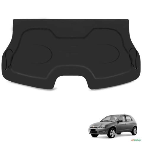 Tampão Porta Malas Celta 4 Portas 2000 a 2016 Preto Furos 6x9 com cordinhas Imagem Tampão Porta Malas Celta 4 Portas 2000 a 2016 Preto Furos 6x9 com cordinhas