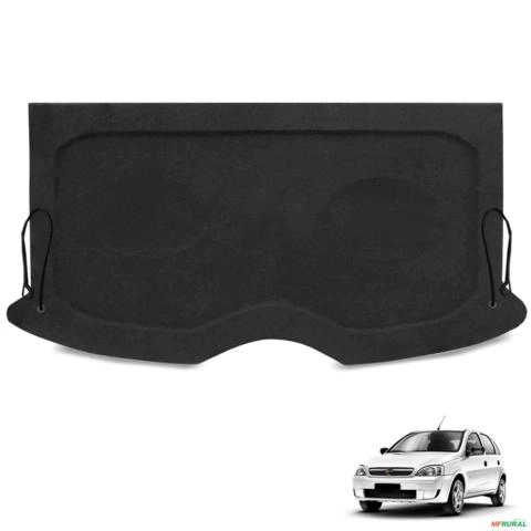 Tampão Porta Malas Corsa Hatch 2002 a 2012 Grafite Com Cordinhas Imagem Tampão Porta Malas Corsa Hatch 2002 a 2012 Grafite Com Cordinhas