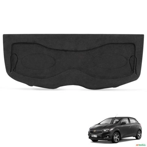 Tampão Porta Malas Onix 2013 a 2019 Grafite Furos 6x9 com cordinhas Imagem Tampão Porta Malas Onix 2013 a 2019 Grafite Furos 6x9 com cordinhas