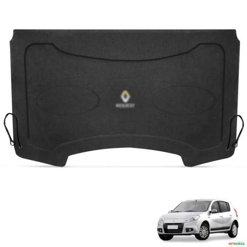 Tampão Porta Malas Sandero 2008 a 2014 Grafite Furos 6x9 Com Cordinhas Imagem Tampão Porta Malas Sandero 2008 a 2014 Grafite Furos 6x9 Com Cordinhas