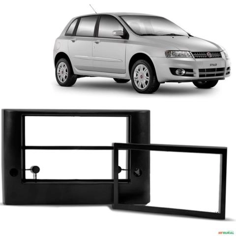 Moldura Do Painel 7 Polegadas Stilo 2003 a 2010 Preto Imagem Moldura Do Painel 7 Polegadas Stilo 2003 a 2010 Preto