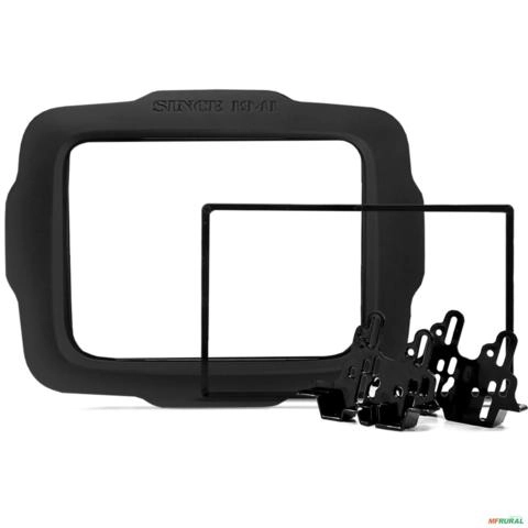 Moldura Do Painel 7 Polegadas Renegade 2016 a 2025 Preto Imagem Moldura Do Painel 7 Polegadas Renegade 2016 a 2025 Preto