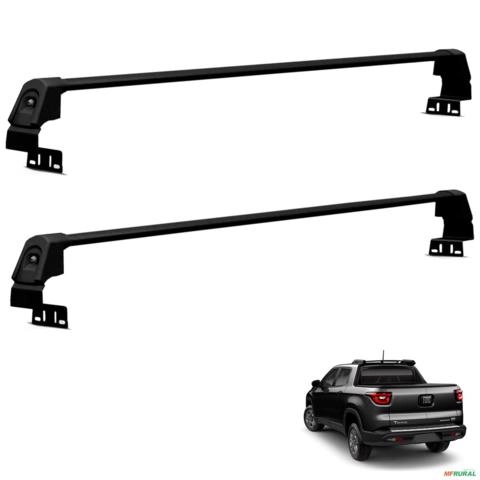 Rack Travessa de Caçamba Toro 2016 a 2026 Alumínio Preto Bepo Imagem Rack Travessa de Caçamba Toro 2016 a 2026 Alumínio Preto Bepo