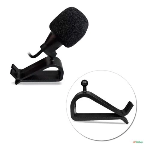 Microfone Automotivo Para Chamada de Voz P2 3,5mm Roadstar RS-120MIC