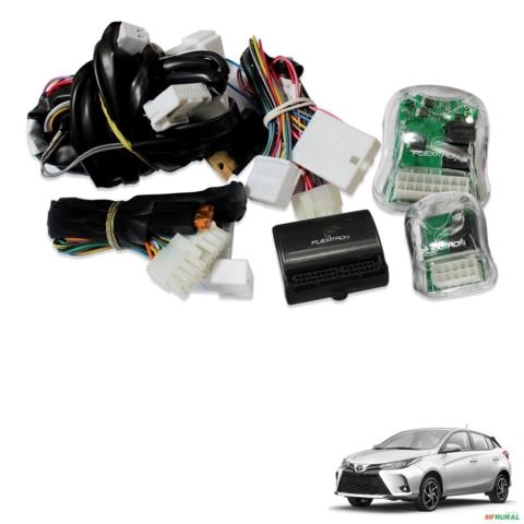Módulo Yaris 2018 a 2025 Vidro Elétrico Tilt Down Rebatimento Acendimento Farol Imagem Módulo Yaris 2018 a 2025 Vidro Elétrico Tilt Down Rebatimento Acendimento Farol