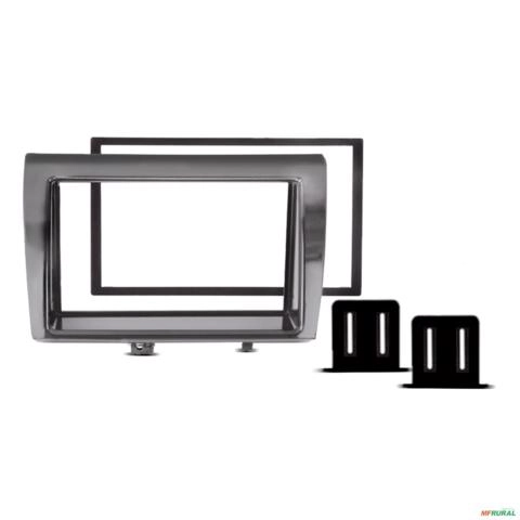 Moldura do Painel 7 Polegadas Bravo 2007 a 2016 Grafite Imagem Moldura do Painel 7 Polegadas Bravo 2007 a 2016 Grafite