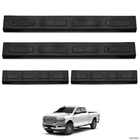 Soleira de Porta Ram 3500 2022 a 2025 Injetado Preto Imagem Soleira de Porta Ram 3500 2022 a 2025 Injetado Preto