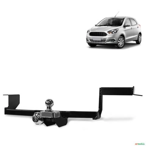 Engate de Reboque Ka Hatch 2015 a 2021 Rabicho Fixo 500kg Imagem Engate de Reboque Ka Hatch 2015 a 2021 Rabicho Fixo 500kg