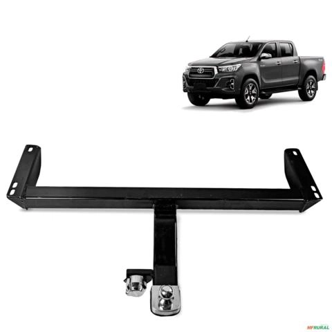 Engate de Reboque Hilux 2005 a 2025 Rabicho Fixo 500kg Imagem Engate de Reboque Hilux 2005 a 2025 Rabicho Fixo 500kg