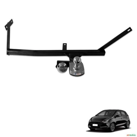 Engate de Reboque HB20 Hatch 2020 a 2027 Rabicho Fixo 500kg Imagem Engate de Reboque HB20 Hatch 2020 a 2027 Rabicho Fixo 500kg