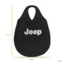Lixeira Automotiva Cambio Logo Jeep Carpete Bordado Imagem Lixeira Automotiva Cambio Logo Jeep Carpete Bordado