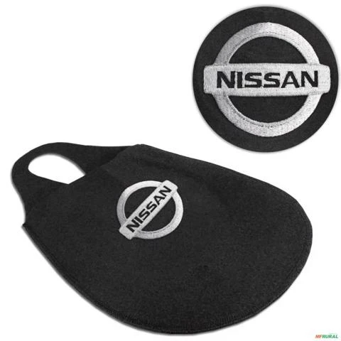 Lixeira Automotiva Cambio Logo Nissan Carpete Bordado