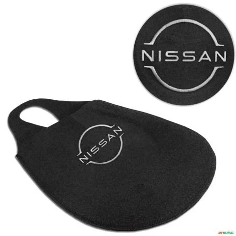 Lixeira Automotiva Cambio Logo Nissan Carpete Bordado