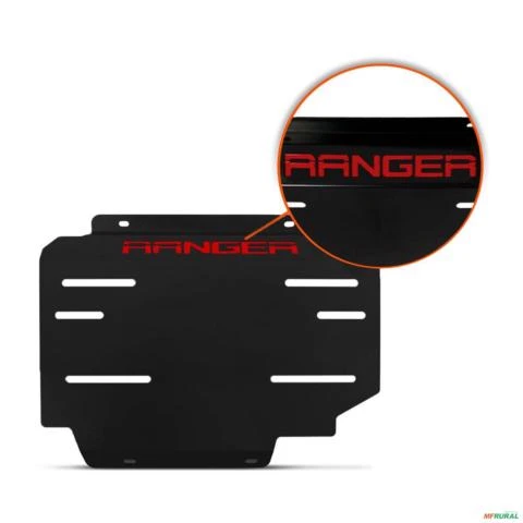 Protetor de Carter Ranger 2013 a 2022 Preto Fosco Peito de Aço