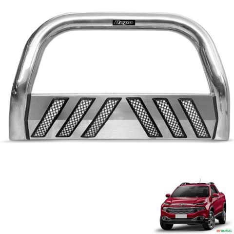 Parachoque de Impulsão Toro 2016 a 2021 4x4 2 Polegadas Cromado Imagem Parachoque de Impulsão Toro 2016 a 2021 4x4 2 Polegadas Cromado