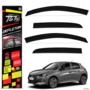 Calha de Chuva Peugeot 208 2021 a 2025 Inteiriça Acrílico Fumê Tgpoli Imagem Calha de Chuva Peugeot 208 2021 a 2025 Inteiriça Acrílico Fumê Tgpoli