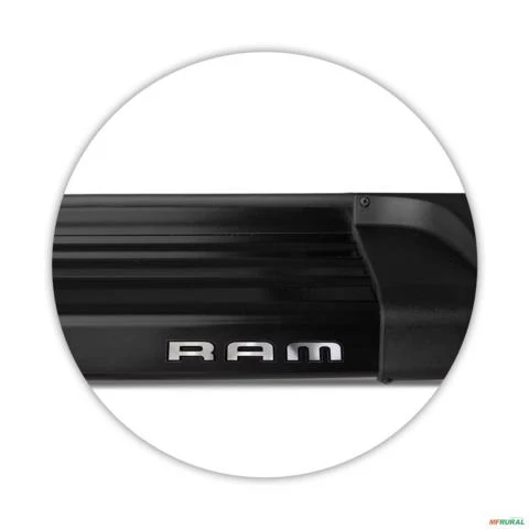 Estribo Lateral Dodge Ram 1500 CD 2021 2022 2023 Alumínio Preto