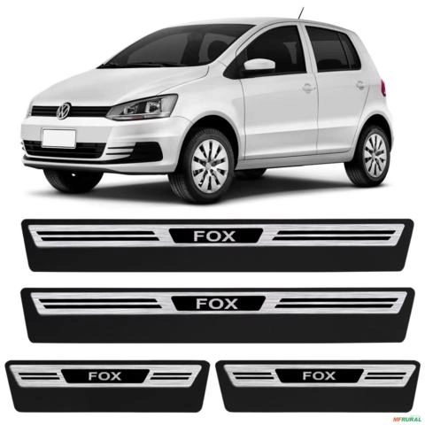 Jogo de Soleira Premium Fox 2004 a 2022 Escovada 4 Portas Imagem Jogo de Soleira Premium Fox 2004 a 2022 Escovada 4 Portas