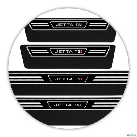 Jogo de Soleira Premium Jetta TSI 2011 a 2023 Elegance 4 Portas