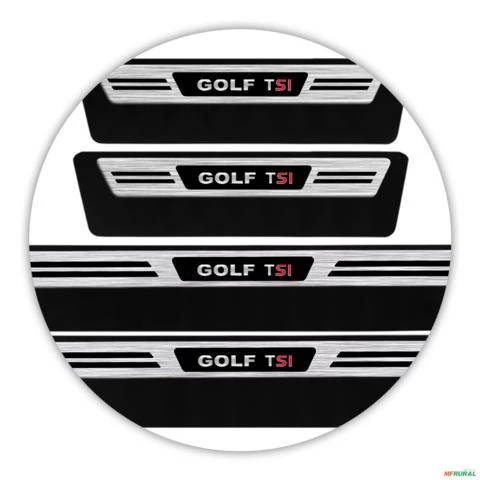 Jogo de Soleira Premium Golf TSI 2012 a 2020 Escovada 4 Portas