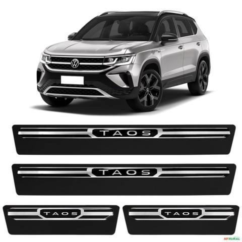 Jogo de Soleira Premium Taos 2022 a 2025 Escovada 4 Portas Imagem Jogo de Soleira Premium Taos 2022 a 2025 Escovada 4 Portas