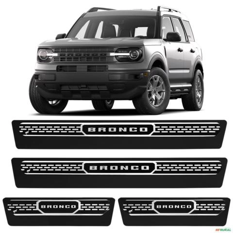 Jogo de Soleira Premium Bronco 2021 a 2025 Elegance 4 Portas Imagem Jogo de Soleira Premium Bronco 2021 a 2025 Elegance 4 Portas