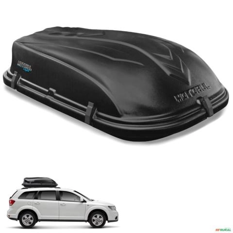 Bagageiro De Teto Maleiro Bau Motobul 380L Preto Light Universal Imagem Bagageiro De Teto Maleiro Bau Motobul 380L Preto Light Universal