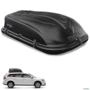 Bagageiro De Teto Maleiro Bau Motobul 380L Preto Light Universal Imagem Bagageiro De Teto Maleiro Bau Motobul 380L Preto Light Universal