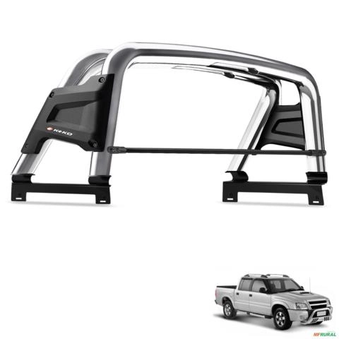 Santo Antonio S10 CD 1996 a 2011 K1 Cromado Com Barra Keko Imagem Santo Antonio S10 CD 1996 a 2011 K1 Cromado Com Barra Keko