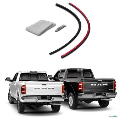 Kit Vedação Tampa Traseira Dodge Ram 2500 3500 2019 a 2024 Keko Imagem Kit Vedação Tampa Traseira Dodge Ram 2500 3500 2019 a 2024 Keko