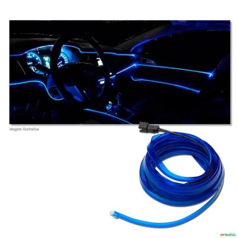 Fita LED Neon Azul Interior 3 Metros 12V Shocklight