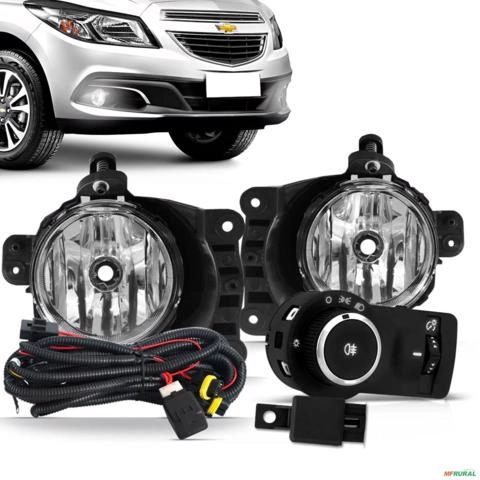 Kit Farol de Milha Onix Prisma Cobalt Sonic Spin Auxiliar Neblina Imagem Kit Farol de Milha Onix Prisma Cobalt Sonic Spin Auxiliar Neblina