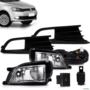 Kit Farol de Milha Gol Voyage G6 2013 a 2016 Auxiliar Neblina Botão Original Imagem Kit Farol de Milha Gol Voyage G6 2013 a 2016 Auxiliar Neblina Botão Original