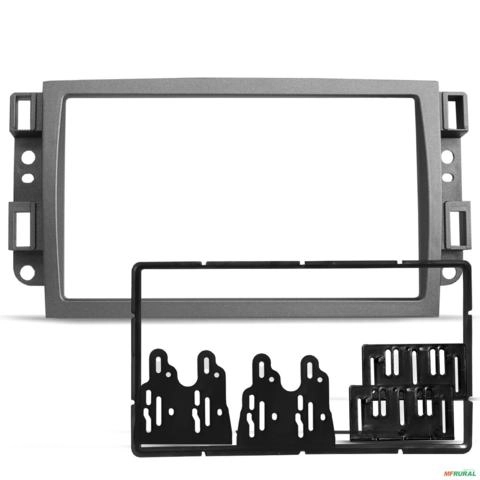 Moldura do Painel 6.8 e 7 Polegadas Captiva 2008 a 2015 Grafite Imagem Moldura do Painel 6.8 e 7 Polegadas Captiva 2008 a 2015 Grafite