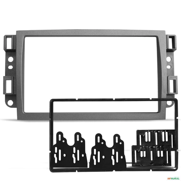 Moldura do Painel 6.8 e 7 Polegadas Captiva 2008 a 2015 Grafite Imagem Moldura do Painel 6.8 e 7 Polegadas Captiva 2008 a 2015 Grafite