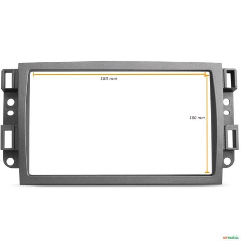 Imagem Moldura do Painel 6.8 e 7 Polegadas Captiva 2008 a 2015 Grafite Imagem Moldura do Painel 6.8 e 7 Polegadas Captiva 2008 a 2015 Grafite