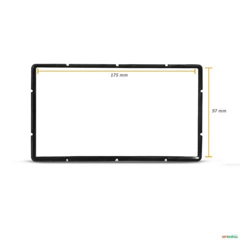 Imagem Moldura do Painel 6.8 e 7 Polegadas Captiva 2008 a 2015 Grafite Imagem Moldura do Painel 6.8 e 7 Polegadas Captiva 2008 a 2015 Grafite