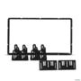 Moldura do Painel 7 Polegadas Creta 2017 a 2021 Black Piano Imagem Moldura do Painel 7 Polegadas Creta 2017 a 2021 Black Piano
