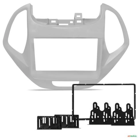 Moldura do Painel 7 Polegadas Ka 2018 a 2021 Prata Imagem Moldura do Painel 7 Polegadas Ka 2018 a 2021 Prata