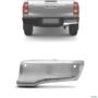 Ponteira de Parachoque Traseiro Hilux 2016 a 2025 Lado Direito Cromado Com Furo Imagem Ponteira de Parachoque Traseiro Hilux 2016 a 2025 Lado Direito Cromado Com Furo