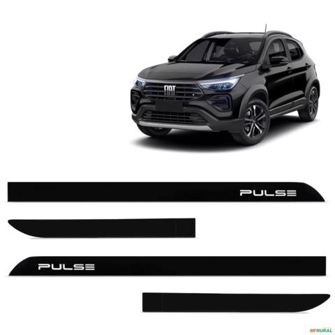 Friso Lateral Fiat Pulse 2021 a 2023 Preto Vulcano Imagem Friso Lateral Fiat Pulse 2021 a 2023 Preto Vulcano