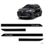 Friso Lateral Fiat Pulse 2021 a 2023 Preto Vulcano Imagem Friso Lateral Fiat Pulse 2021 a 2023 Preto Vulcano