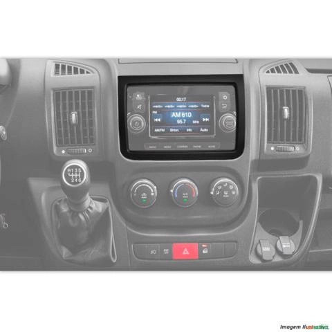 Imagem Moldura do Painel 7 Polegadas Ducato 2018 a 2026 Preto Imagem Moldura do Painel 7 Polegadas Ducato 2018 a 2026 Preto