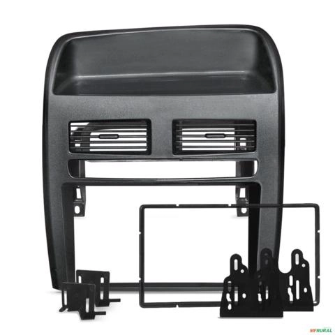 Moldura do Painel 7 Polegada Linea 2008 a 2014 Grafite Imagem Moldura do Painel 7 Polegada Linea 2008 a 2014 Grafite