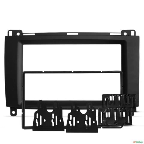 Moldura do Painel 2 Din Mercedes B180 B200 Sprinter 415 515 2009 a 2016 Preto Imagem Moldura do Painel 2 Din Mercedes B180 B200 Sprinter 415 515 2009 a 2016 Preto