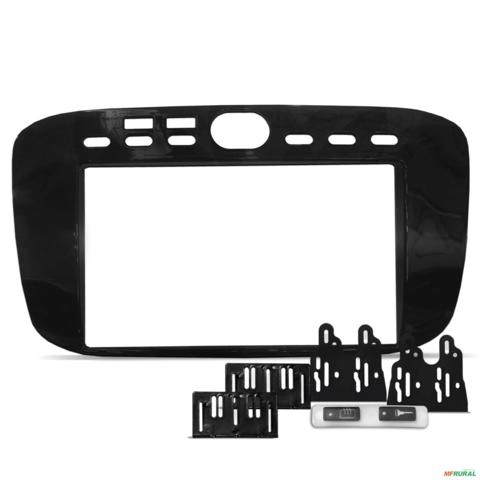 Moldura do Painel 6.8 Polegadas Punto Linea 2013 a 2017 Black Piano Imagem Moldura do Painel 6.8 Polegadas Punto Linea 2013 a 2017 Black Piano